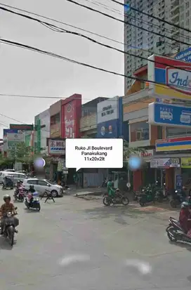 Ruko Jl Boulevard Panakukang Makassar 2 petak Ruko dekat Pettarani hertasning pengayoman
