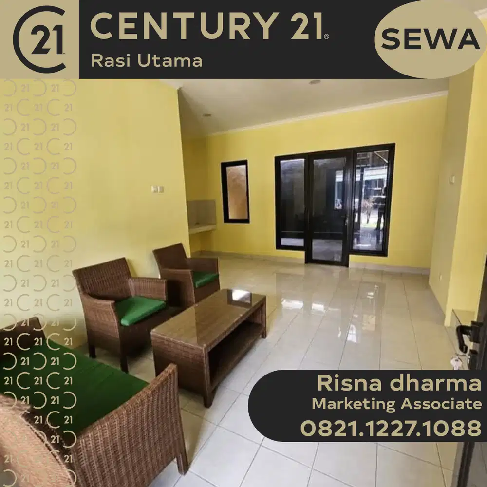 DISEWAKAN RUMAH 2 LANTAI DI DALAM CLUSTER KOTA WISATA CIBUBUR