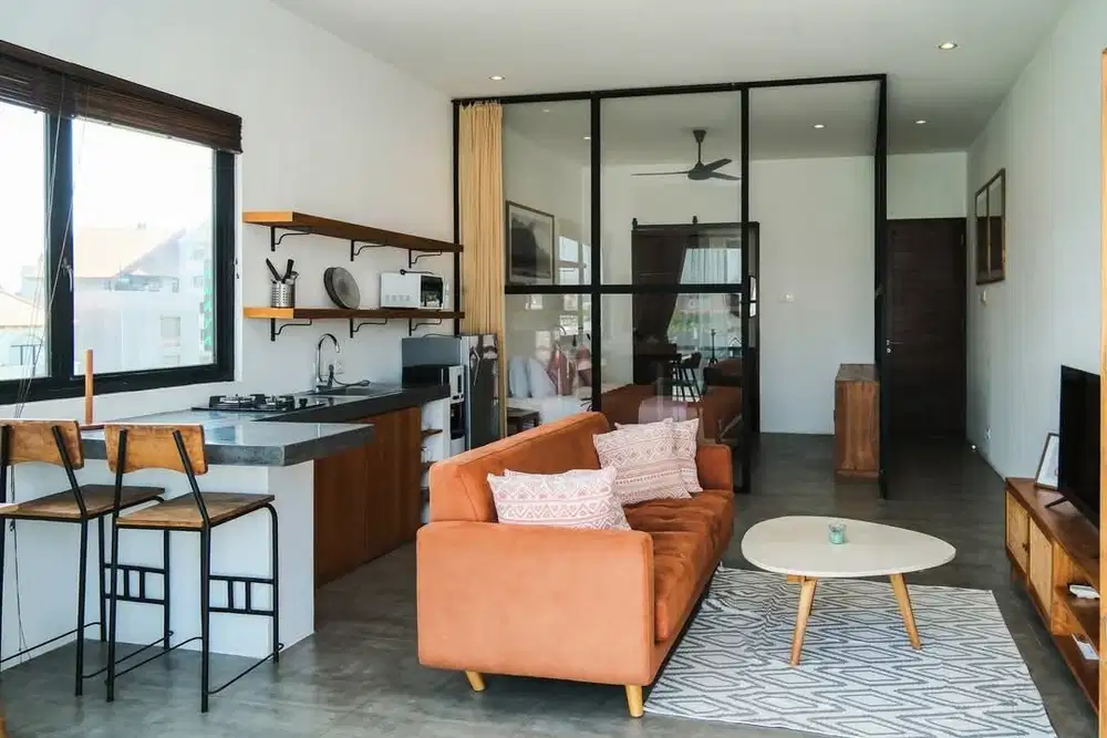Modern 1-Bedroom Apartment in the Heart of Pererenan
