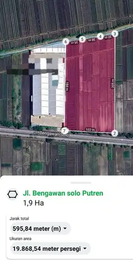DIJUAL TANAH INDUSTRI 0 JALAN BYPASS NGANJUK