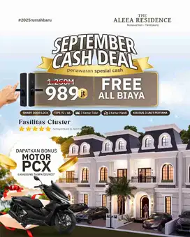 Rumah Cluster Exclusive 2lt di Mulawarman Tembalang Semarang
