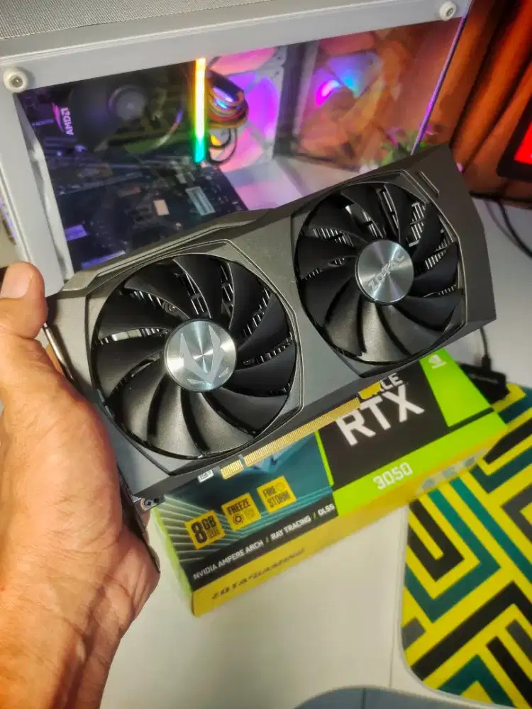 vga pc murah zotac gaming rtx 3050 8gb version (garansi)