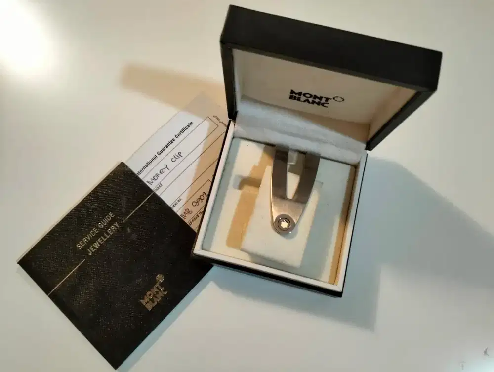 Montblanc 
Stainless Steel Money Clip