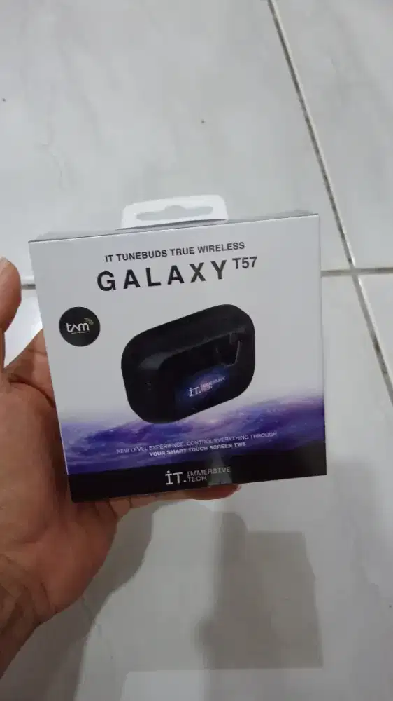 IT TUNEBUDS TRUE WIRELESS GALAXY T57 BLACK
