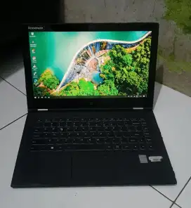 Lenovo yoga touch screen core i7 ram 8 SSD 256 Batre 2 jam kencang