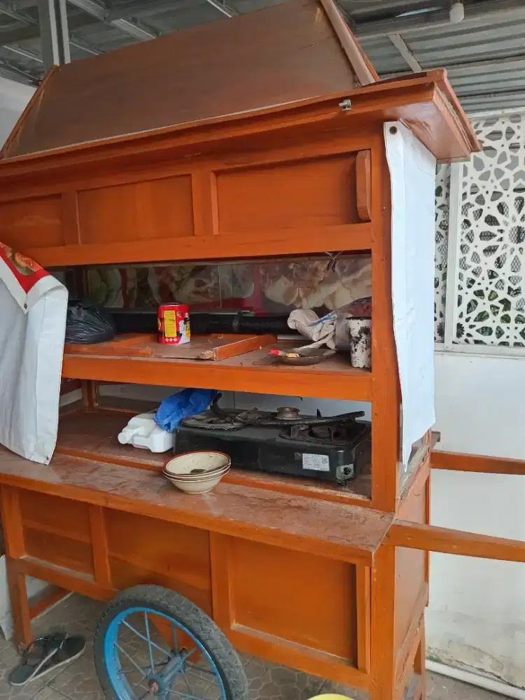 Gerobak Kayu Jati