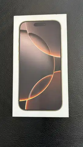 New iPhone 16 Pro 256 Gb Dessert Titanium Garansi Resmi 1 Tahun