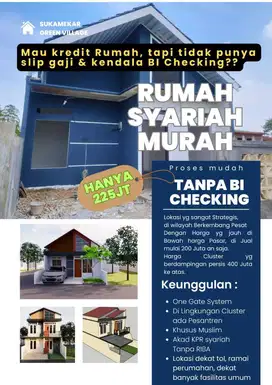 Mau KPR kendala BI Checking.? di Sukamekar Green Village saja
