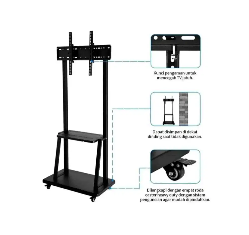 BRAKET / BREKET standing 14in 55in