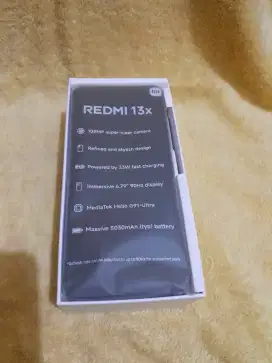 Xiaomi Redmi 13x (2025), 8/256, lengkap, 99% mulus, garansi panjang