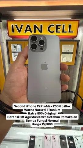 iPhone 15 Pro Max 256 Gb iBox Natural Titanium