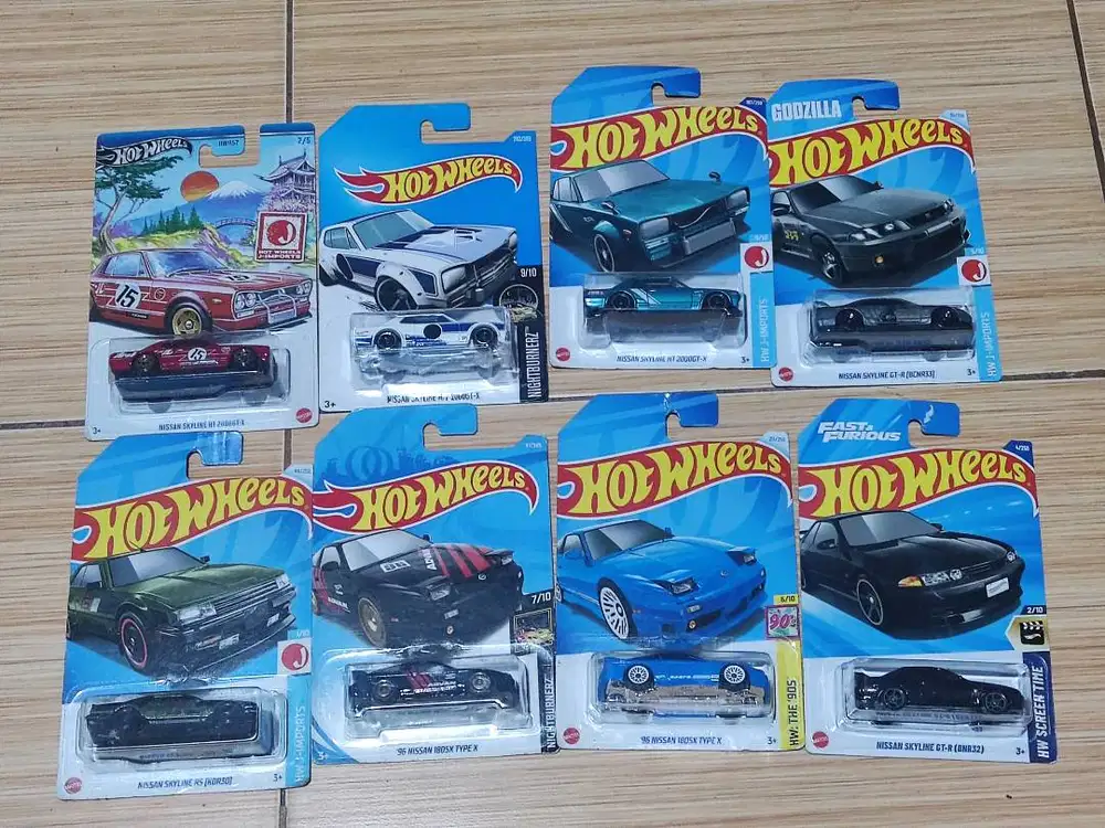 Take All Hot wheels Nissan Skyline dll, nego tipis