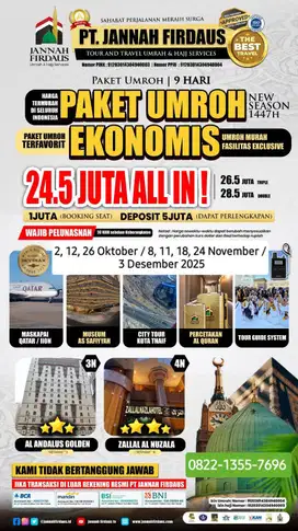 Umroh Murah Fasilitas Mewah