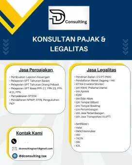 Konsultan Pajak dan Jasa Legalitas