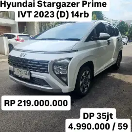 Antik KM 14rb.. Hyundai Stargazer Prime IVT taon 2023 (D)
