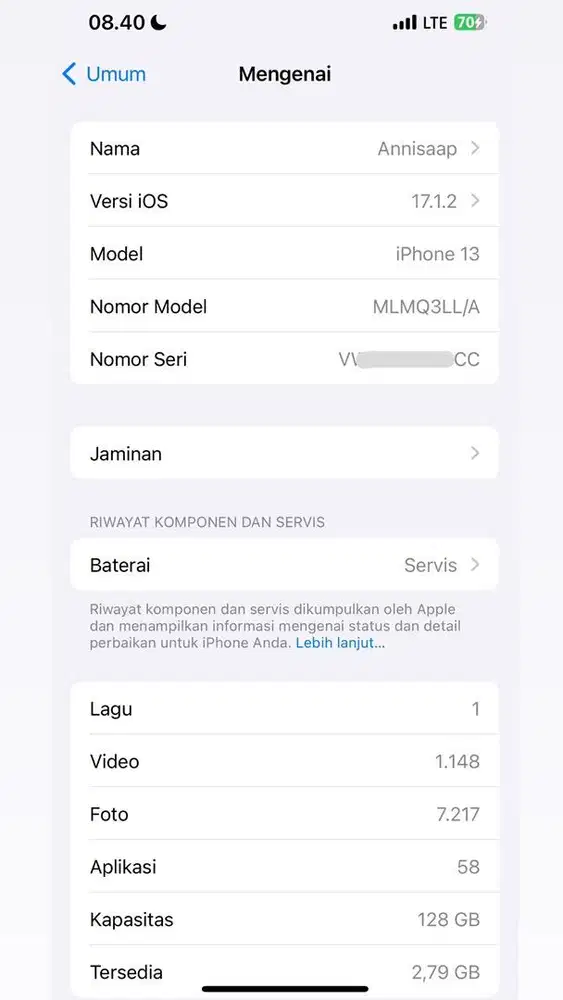 Iphone 13 128gb inter (RED)