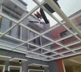 Kanopi solarflat minimalis