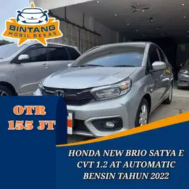 HONDA BRIO SATYA E CVT 1.2 AT CKD AUTOMATIC 1200 CC BENSIN TAHUN 2022