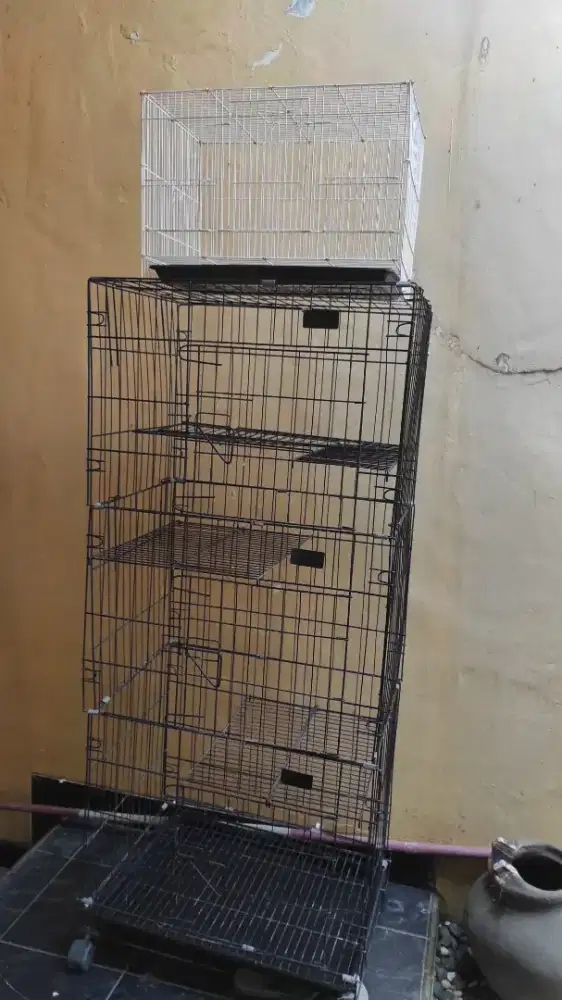 Jual Paketan kandang kucing tingkat 3