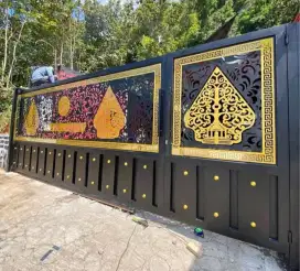 Pintu pagar laser cutting