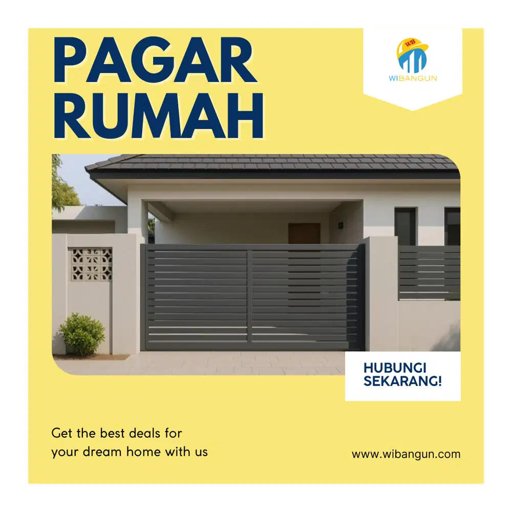 PAGAR RUMAH CUSTOMIZED