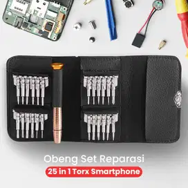 Obeng Set Reparasi 25in1 Torx Smartphone Stainless Steel - MA313Z