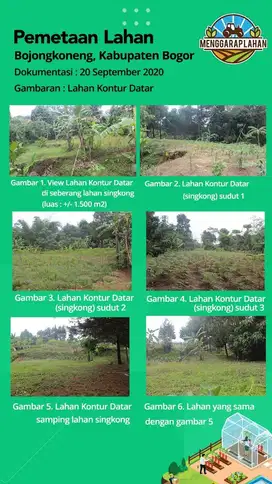 (BU) Dijual Tanah SHM Desa Bojong Koneng, Kampung Gunung Batu