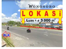 Tanah Zona Kuning Tepi Jalan Raya