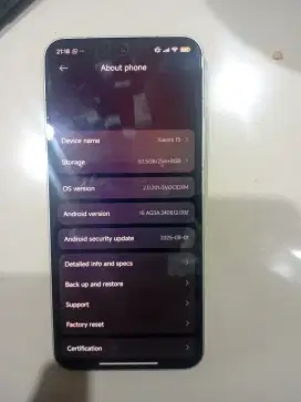 xiaomi 15 baru pemakaian 2 bulan dijual BU