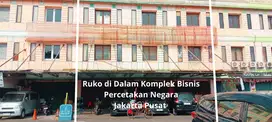 ( Di Jual Cepat Turun harga Ruko Gandeng 3 lantai Dalam Komplek Bisnis Pecetakan Negara ) Rawasari Jakarta Pusat