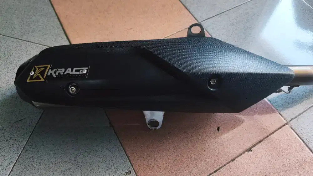 Knalpot krace original bario 160 suara adem