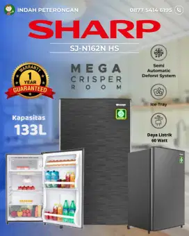 Lemari Es Sharp SJ-N162N-HS