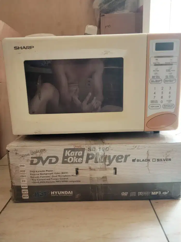 Microwave bekas masih bagus siap pakai