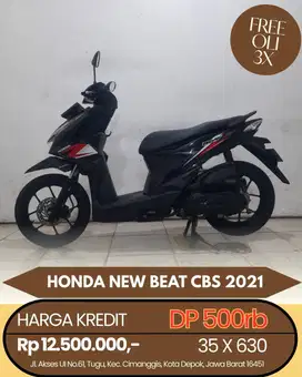 HONDA NEW BEAT CBS 2021 CASH/KREDIT DP MURAH SYARAT MUDAH
