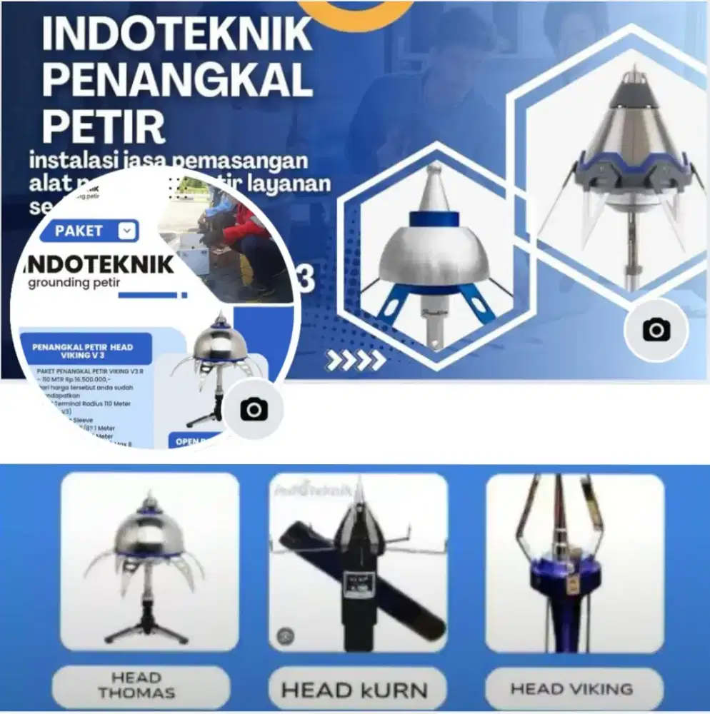 Spesialis ahli jasa pasang penangkal petir dan grounding mesin