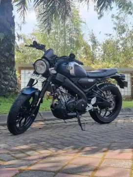 Yamaha XSR 155 VVA thn 2022 Matte Blue N Malang Oso 9rb Koko Motor