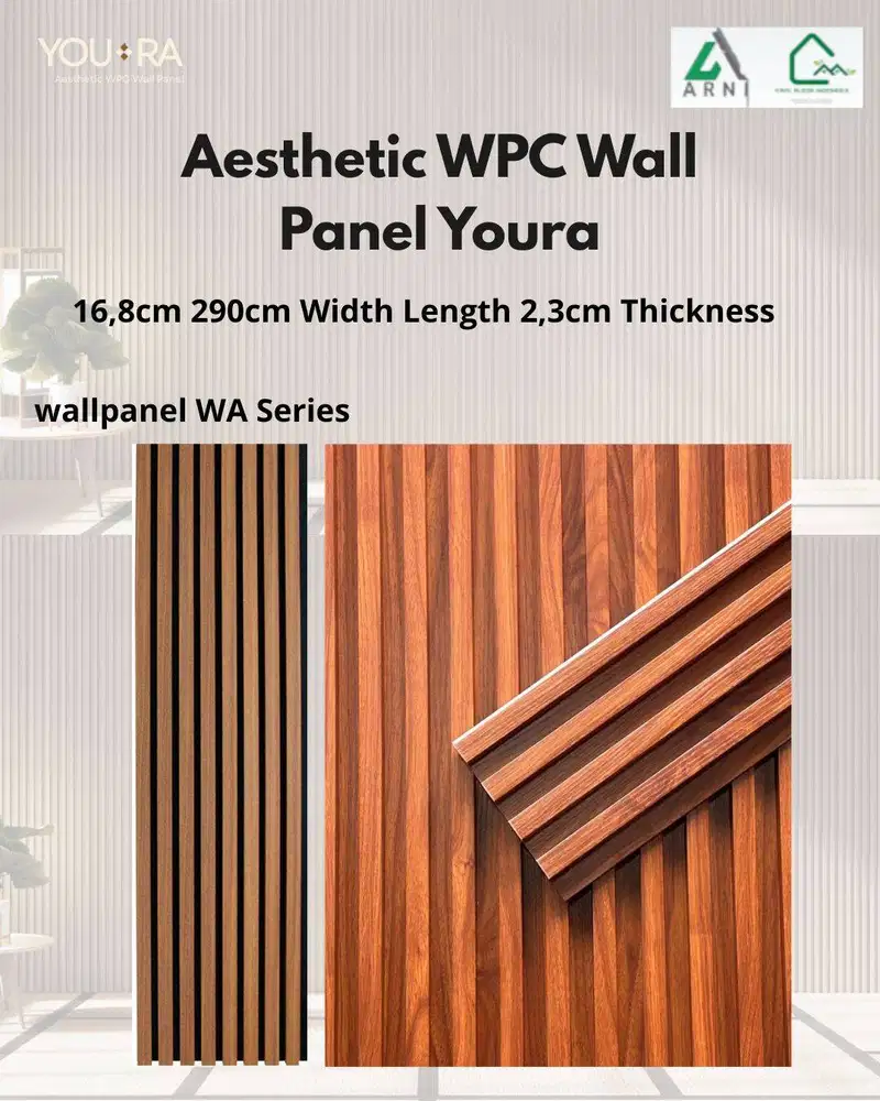 WPC Wallpanel Kotak Aesthetic 168 x 23 x 2.900 mm
