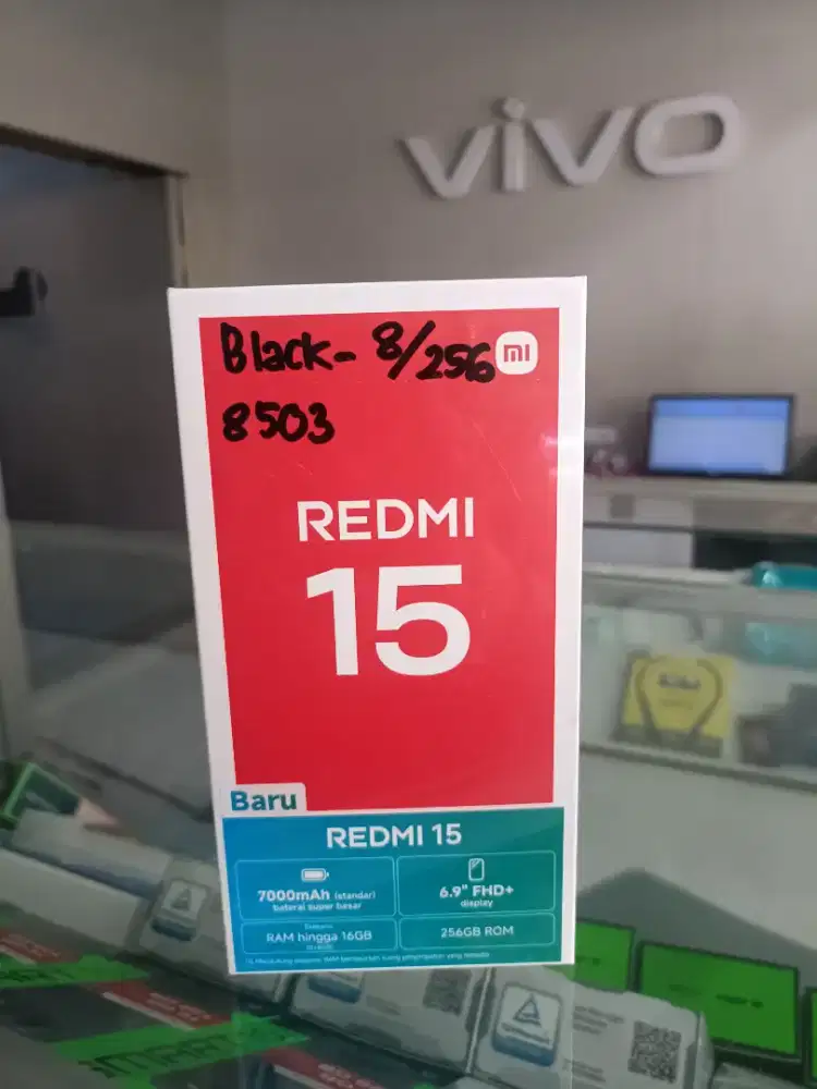 REDMI 15 RAM 8+8/256 PALINGMURAH BISA COD FREE ONGKIR