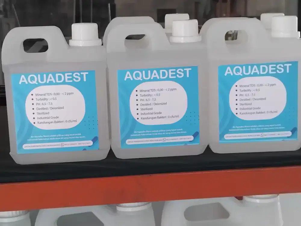 Aquadest steril