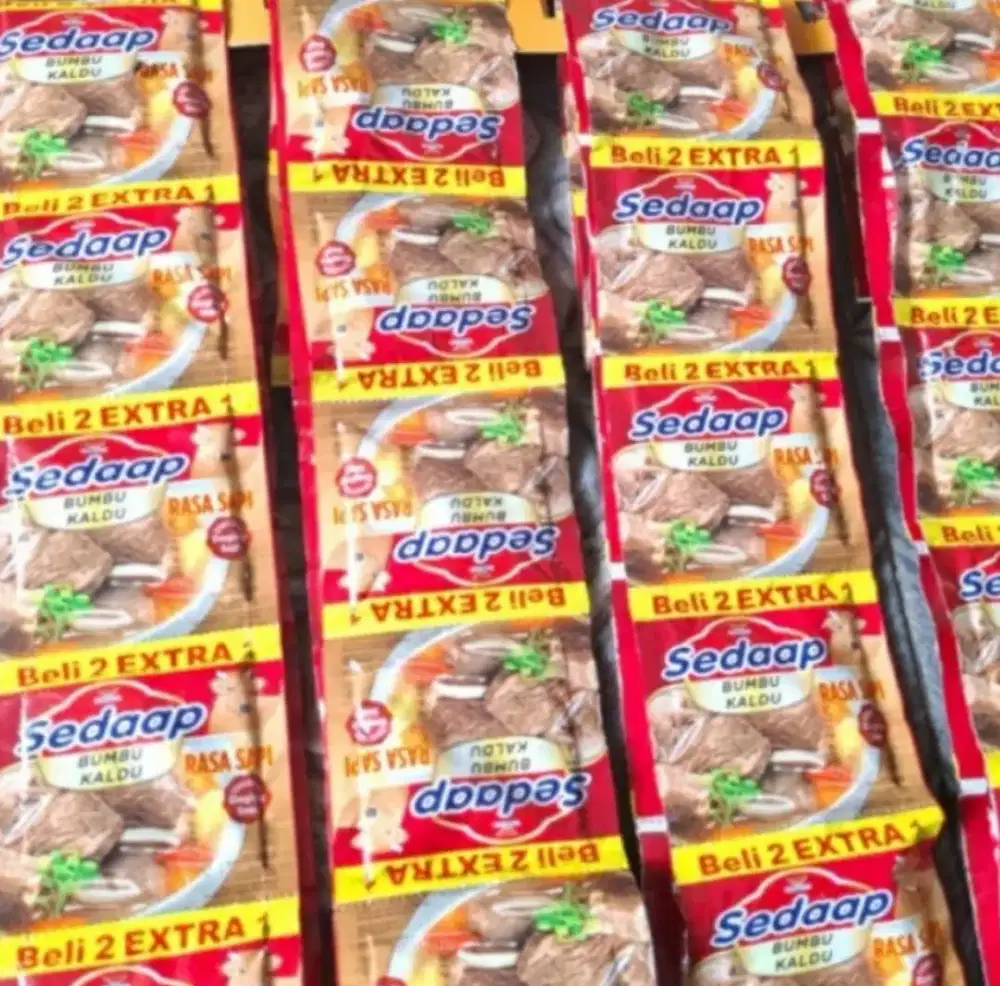 16 sachet bumbu kaldu sedap rasa sapi dan ayam