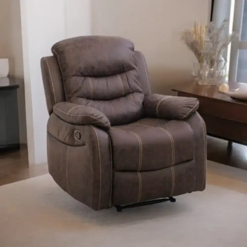 Obral sofa murah recliner fabric