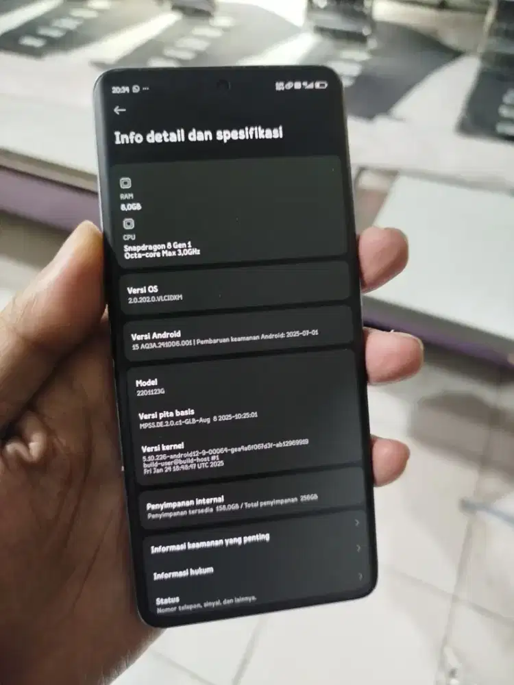 Xiaomi 12 8/256 mulus soreang