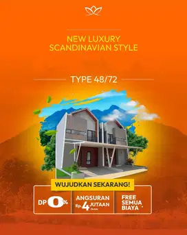 Hanya Booking 2 Juta All In! Rumah Minimalis Ready Stock, Siap Huni  di Kota Bogor