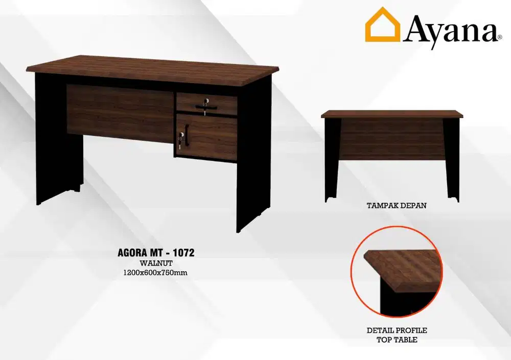 Promo meja kantor sale terlaris termurah