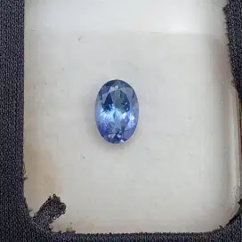 Batu Natural Tanzanite 2.97 ct Sertifikat IGC Loope Clean
