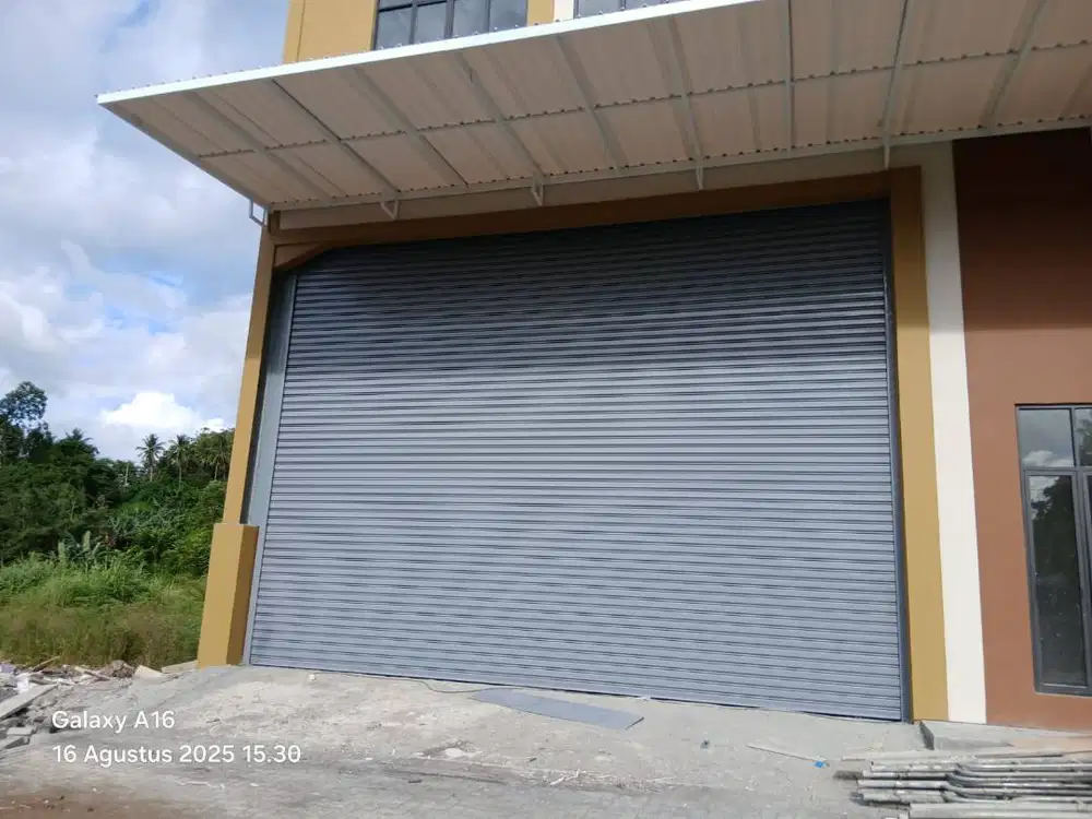 Pemasangan Rollingdoor Heavyduty solid tebal 1mm