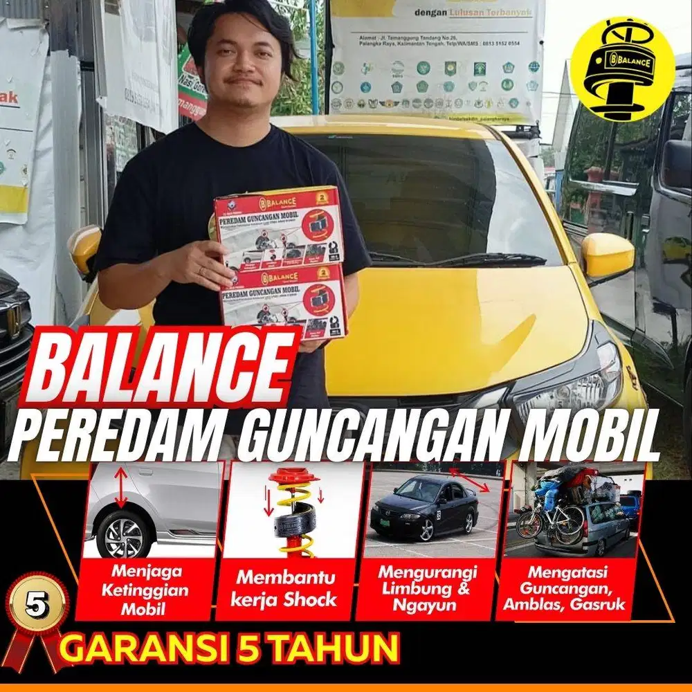 Rahasia Mobil Empuk & Stabil, Cukup Pasangkan BALANCE Sport Damper