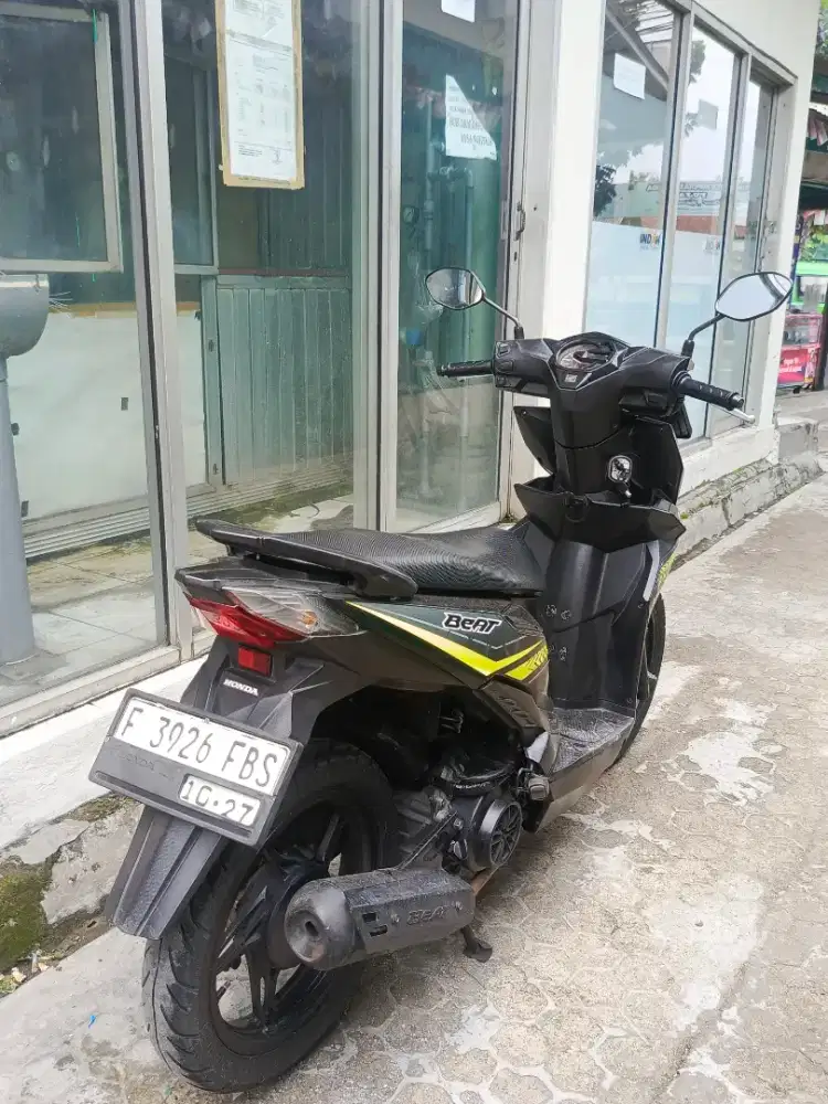 Beat Eco 2017 hitam mulus pajak on