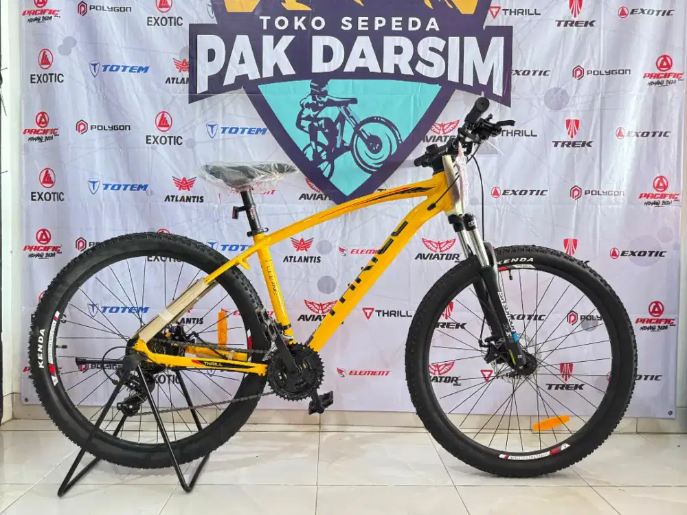 Sepeda Gunung MTB Thrill Cleave comp size 27 Group Set Shimano
