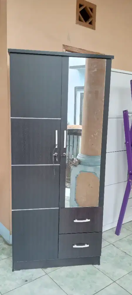 Lemari 2 Pintu Partikel